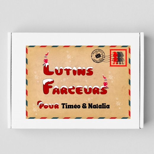Box du lutin farceur (Box pour 2 lutins non inclus) : .fr: Produits  Handmade