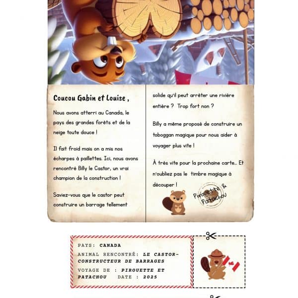Cartes postales voyage des lutins farceurs